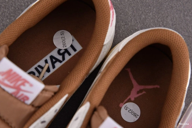 Cheap TBK Travis OG DM7866-106 x Scott AJ 1 Low SP 0816